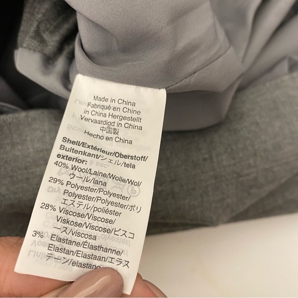 ⭐️ 2 for $25 • J. Crew || Wool Blend Sidewalk Skirt Gray 8 - Picture 6 of 6